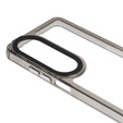 Obal na mobil pre Oppo A60, Fusion Hybrid, transparentné / čierne