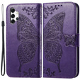 Klapkové puzdro pre Samsung Galaxy A13 4G, Butterfly, fialové