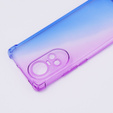Puzdro pre Oppo Reno 10 / 10 Pro, Gradient Dropproof, Fialová / modrá