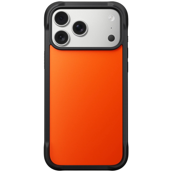 Puzdro Nomad pre iPhone 17 Pro Max, odolné puzdro MagSafe, oranžové