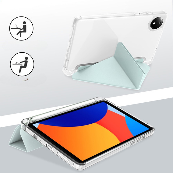 Puzdro pre Xiaomi Redmi Pad SE 8.7", Origami, zelený