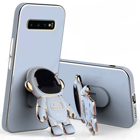 Obal na mobil pre Samsung Galaxy S10 Plus, Astronaut, modré