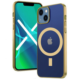 Obal na mobil pre iPhone 13, ERBORD Hybrid MagSafe Case, modré