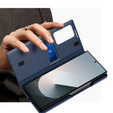 Flipové puzdro pre Samsung Z Fold5 5G, Smart View Wallet, tmavomodré