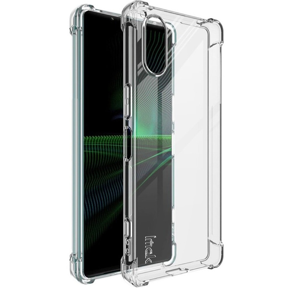 IMAK Obal na mobil pre Sony Xperia 5 V, Dropproof, priehľadné
