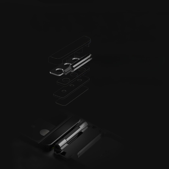 Puzdro pre iPhone 16e, pancierované Nillkin, Carboprof Case, pre Magsafe, čierne