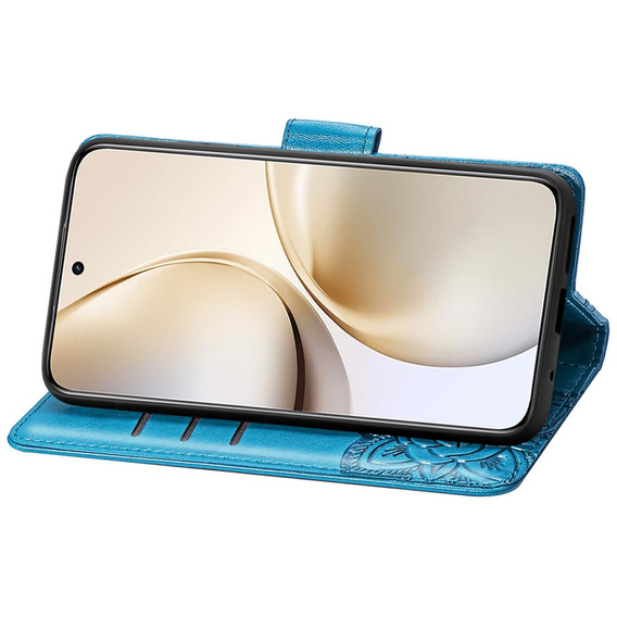 Klapkové puzdro pre Realme 14 Pro 5G, Butterfly, modré