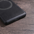 Obal na mobil pre Sony Xperia 1 V, Leather Hybrid MagSafe, čierne