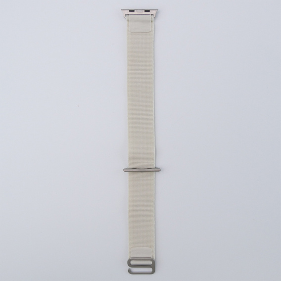 Nylonový remienok pre Apple Watch 1/2/3/4/5/6/7/8/SE/ULTRA 42/44/45/49 mm, béžový
