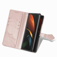 Klapkové puzdro pre Samsung Galaxy Z Fold3 5G, Mandala, ružové rose gold