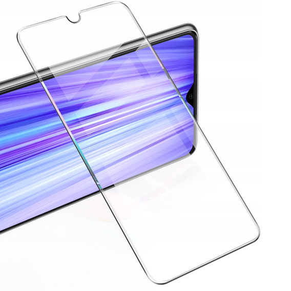 2x tvrdené sklo pre Xiaomi Redmi Note 8 Pro, ERBORD 9H Hard Glass na displeji