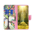 Klapkové puzdro pre Xiaomi Redmi 13C / Poco C65, Wallet, tree of life, biele