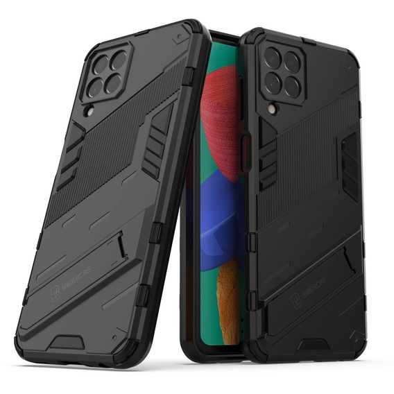 Puzdro pre Samsung Galaxy M33 5G, Military kickstand, čierne