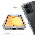 Puzdro pre Xiaomi Redmi 13C, Shockproof, s fóliou, priehľadné