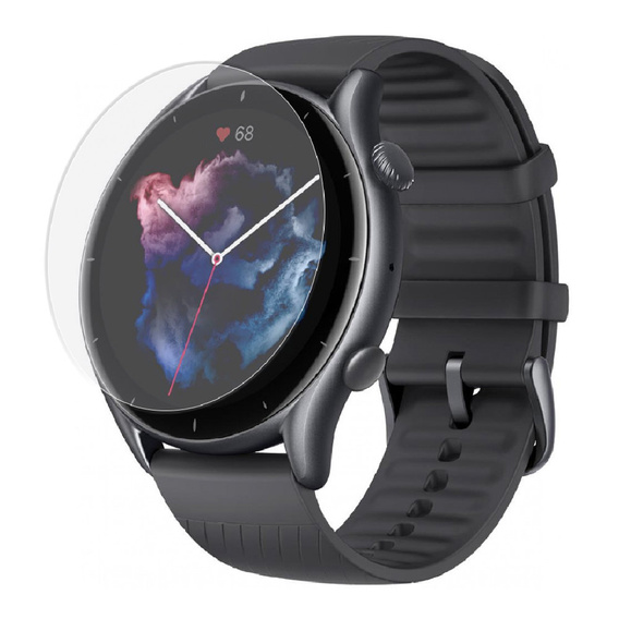 3x ERBORD Hydrogélová fólia pre Amazfit GTR 3 / GTR 3 Pro
