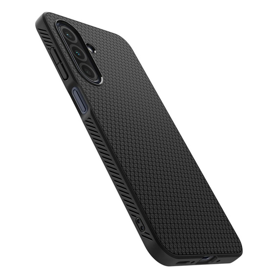 Puzdro Spigen pre Samsung Galaxy A26 5G, Liquid Air, čierne + tvrdené sklo 9H