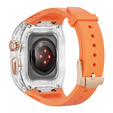 Silikónový remienok s puzdrom pre Apple Watch 4/5/6/7/8/9/SE 44/45MM