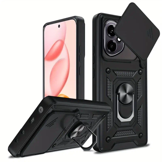Obal na mobil pre Honor 400 5G, CamShield Slide, čierne
