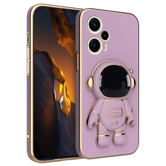 Obal na mobil pre Xiaomi Poco F5, Astronaut, fialové