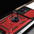 Obal na mobil pre Oppo Reno7 Lite, CamShield Slide, červené