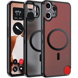Puzdro pre CMF Nothing Phone 2 Pro, pre MagSafe, ERBORD Matt Case, čierny