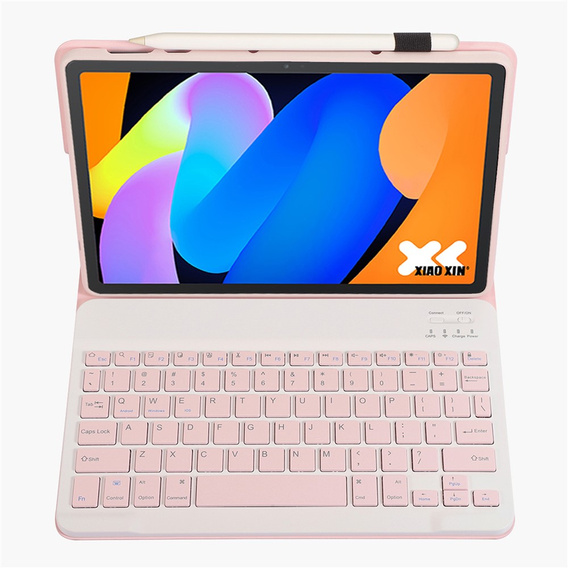 Puzdro s klávesnicou Bluetooth pre Lenovo Idea Tab 11" 2025 TB336FU TB336ZU, ružové