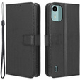 Klapkové puzdro pre Nokia C12 4G, Wallet Smart Magnet, čierne