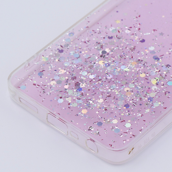 Obal na mobil pre Oppo A58 4G, Glittery, ružové