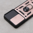 Obal na mobil pre Motorola Moto G84 5G, CamShield Slide, ružové rose gold
