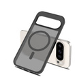 Matné puzdro pre Google Pixel 10 / 10 Pro, pre MagSafe, priesvitné čierne