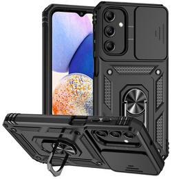 Obal na mobil pre Samsung Galaxy A15 4G / 5G, CamShield Slide, čierne