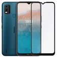 3D tvrdené sklo pre Nokia C21 Plus, čierne