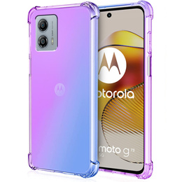 Puzdro pre Motorola Moto G73 5G, Gradient Dropproof, Fialová / modrá