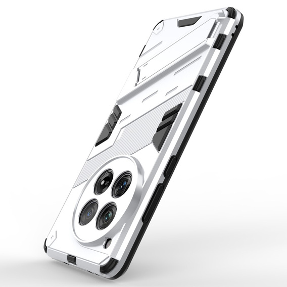 Puzdro pre OnePlus 12 5G, Military kickstand, biele