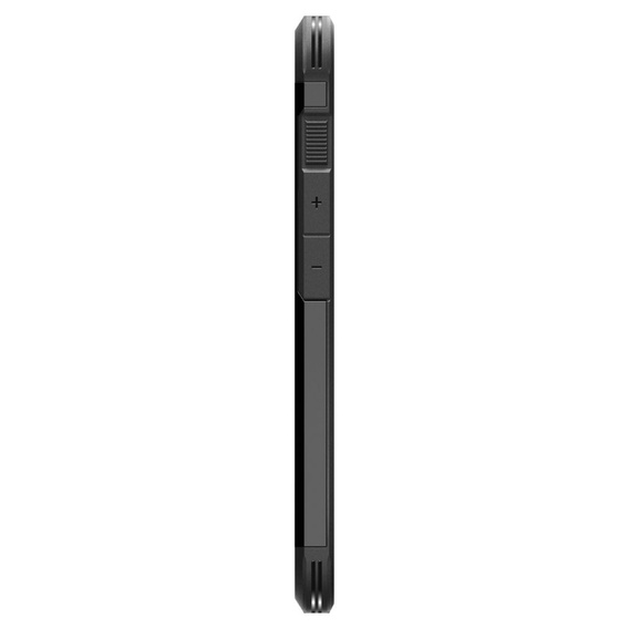 Puzdro Spigen pre iPhone 16E, Tough Armor Mag MagSafe, čierne + tvrdené sklo 9H