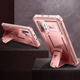 Obrnené puzdro pre Samsung Galaxy Note 10 Plus, Dexnor Full Body, ružové rose gold