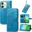 Klapkové puzdro pre Oppo A5 Pro 5G, Butterfly, modré