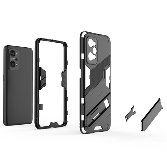 Puzdro pre Realme GT 2 5G / GT Neo 2 / GT Neo 3T, Military kickstand, modré