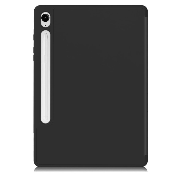 Puzdro pre Samsung Galaxy Tab S10 FE+ Plus, Smartcase s priestorom pre stylus, čierne