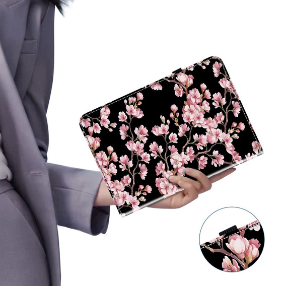 Puzdro pre Apple iPad Air 11" 6 gen. 2024 (A2902, Smartcase, plum blossom