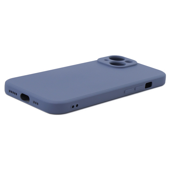 Obal na mobil pre iPhone 15, Silicone Lite, levanduľové