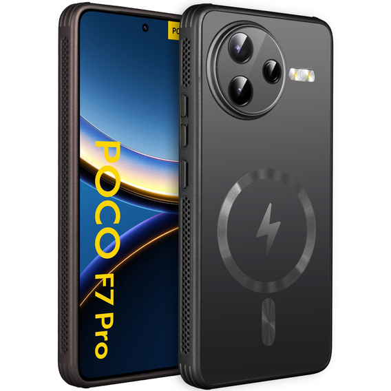 Puzdro pre Xiaomi Poco F7 Pro, MagSafe, čierne