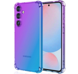 Puzdro pre Samsung Galaxy A56, Gradient Dropproof, Fialová / modrá