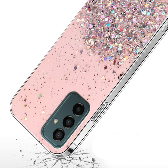 Obal na mobil pre Samsung Galaxy M23 5G / M13, Glittery, ružové