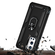 Pancierované obal na mobil pre OnePlus 9 Pro, Nox Case Ring, čierne