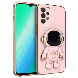 Obal na mobil pre Samsung Galaxy A13 4G, Astronaut, ružové rose gold