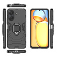 Obal na mobil pre Xiaomi Redmi 13C / Poco C65, Kickstand Ring, čierne