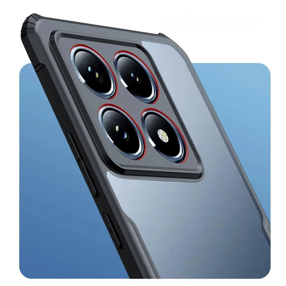 Obal na mobil pre Xiaomi 14T Pro, AntiDrop Hybrid, čierne