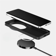 ABEEL puzdro pre Xiaomi 15 Ultra, Carbon Fiber, pre MagSafe, čierne