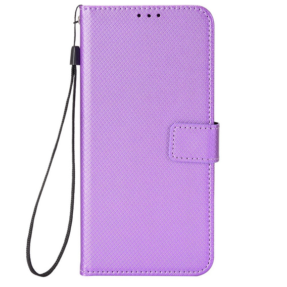 Klapkové puzdro pre Oppo A17, Wallet Smart Magnet, fialové